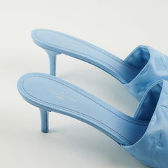 Louis Vuitton Revival Baby Blue Mules Size 41