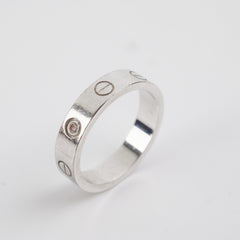 Cartier Love Wedding Band with Diamond Size 50