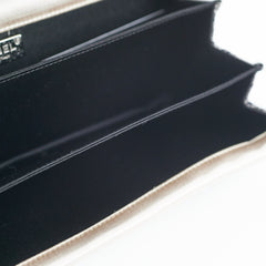Chanel Lace Bow Clutch Black