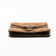 Gucci Dionysus Medium Brown Suede Bag