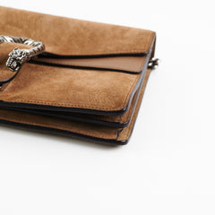 Gucci Dionysus Medium Brown Suede Bag