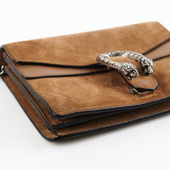 Gucci Dionysus Medium Brown Suede Bag