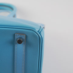 Hermes Birkin 30 Epsom Bleu du Nord - O Square 2011