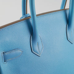 Hermes Birkin 30 Epsom Bleu du Nord - O Square 2011
