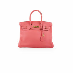 Hermes Birkin 35 Rose Lipstick Togo - Q Square Stamp 2013