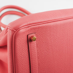 Hermes Birkin 35 Rose Lipstick Togo - Q Square Stamp 2013