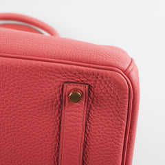 Hermes Birkin 35 Rose Lipstick Togo - Q Square Stamp 2013