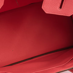 Hermes Birkin 35 Rose Lipstick Togo - Q Square Stamp 2013
