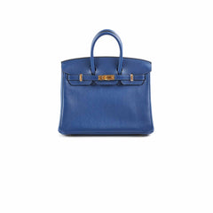 Hermes Birkin 25 Blue Saphir Novillo Y Stamp 2020