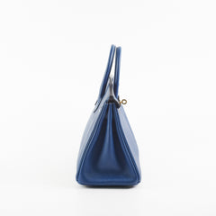 Hermes Birkin 25 Blue Saphir Novillo Y Stamp 2020