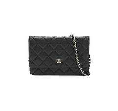 Chanel Caviar Black Wallet on Chain WOC