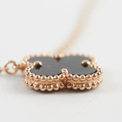 Van Cleef and Alhambra Grey Mother of Pearl MOP Necklace - 2021