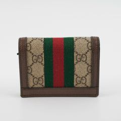 Gucci Ophdia Card Case Wallet GG Supreme