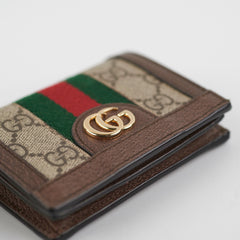 Gucci Ophdia Card Case Wallet GG Supreme