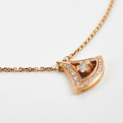 Bvlgari Divas Dream Diamond 18k Pink Gold Necklace 354363
