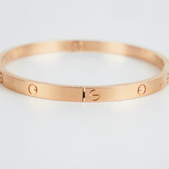 Cartier Love Bracelet Rose Gold 17