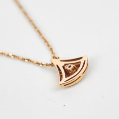 Bvlgari Divas Dream Diamond 18k Pink Gold Necklace 354363