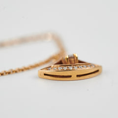 Bvlgari Divas Dream Diamond 18k Pink Gold Necklace 354363