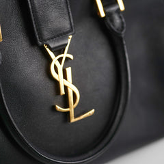 Saint Laurent Toy Cabas Black Shoulder Bag