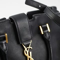 Saint Laurent Toy Cabas Black Shoulder Bag
