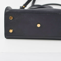 Saint Laurent Toy Cabas Black Shoulder Bag
