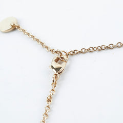 Christian Dior CD Gold Rhinestone Pearl Drop Necklace Costume Jewellery