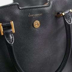 Saint Laurent Toy Cabas Black Shoulder Bag