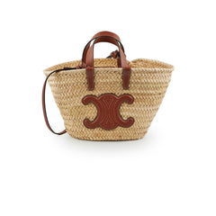 Celine Raffia Basket Bag