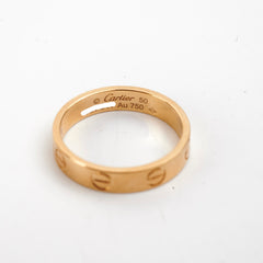 Cartier Small Love Ring Yellow Gold Size 50