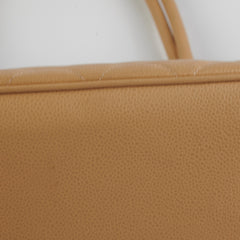 Chanel Caviar Medallion Tote Beige