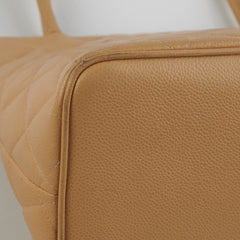 Chanel Caviar Medallion Tote Beige