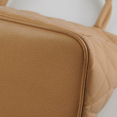 Chanel Caviar Medallion Tote Beige