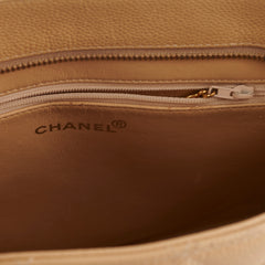 Chanel Caviar Medallion Tote Beige
