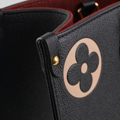 Louis Vuitton On The Go MM Black/Beige