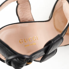 Gucci Pearl Black Heel Size 37