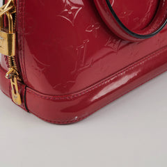 Louis Vuitton Alma BB Monogram Vernis Shoulder Handbag