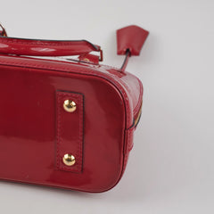 Louis Vuitton Alma BB Monogram Vernis Shoulder Handbag