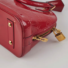 Louis Vuitton Alma BB Monogram Vernis Shoulder Handbag