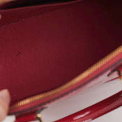 Louis Vuitton Alma BB Monogram Vernis Shoulder Handbag