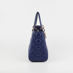 Dior Medium Lady Dior Blue