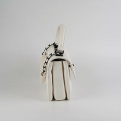 Chanel Quilted Small Trendy CC Dual Handle Flap Bag White (Microchipped)