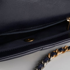 Chanel Small 19 Navy