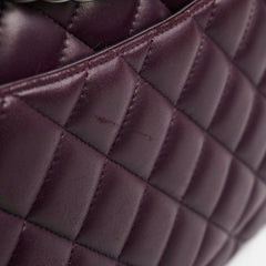 Chanel Maxi Lambskin Jumbo Dark Purple