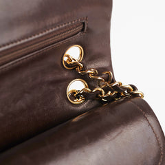 Chanel Vintage Classic Medium/Large Dark Brown