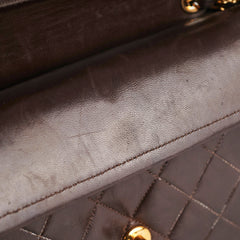 Chanel Vintage Classic Medium/Large Dark Brown