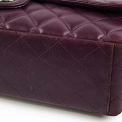 Chanel Maxi Lambskin Jumbo Dark Purple