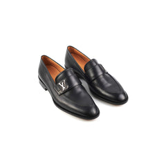 Louis Vuitton Black Leather Saint Germain Loafers size 6fers Size 6