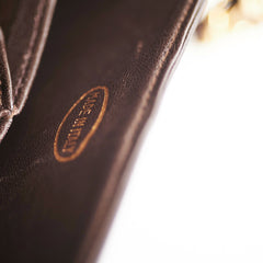 Chanel Vintage Classic Medium/Large Dark Brown