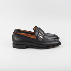 Louis Vuitton Black Leather Saint Germain Loafers size 6fers Size 6