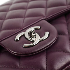 Chanel Maxi Lambskin Jumbo Dark Purple